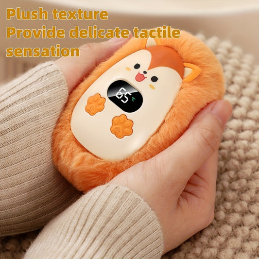 Adorable plush hand warmer