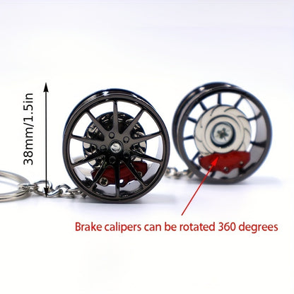 Car keychain with brake