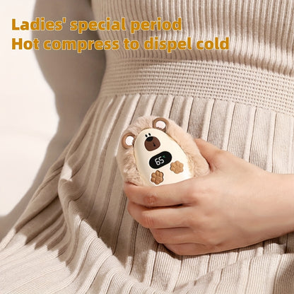 Uroczy pluszowy ogrzewacz do rąk