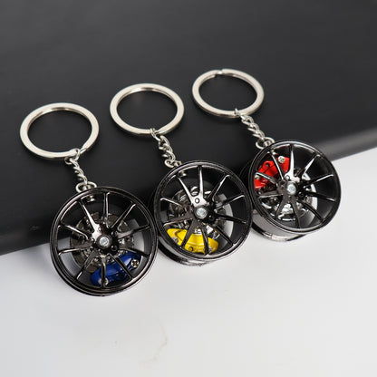 Car keychain with brake