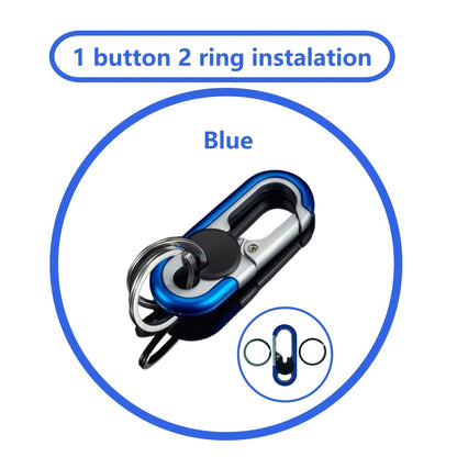 Elegant metal keychain