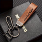 Leather keychain