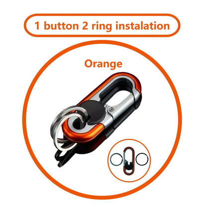 Elegant metal keychain