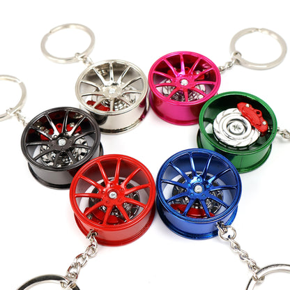 Car keychain with brake