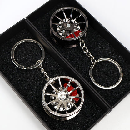 Car keychain with brake