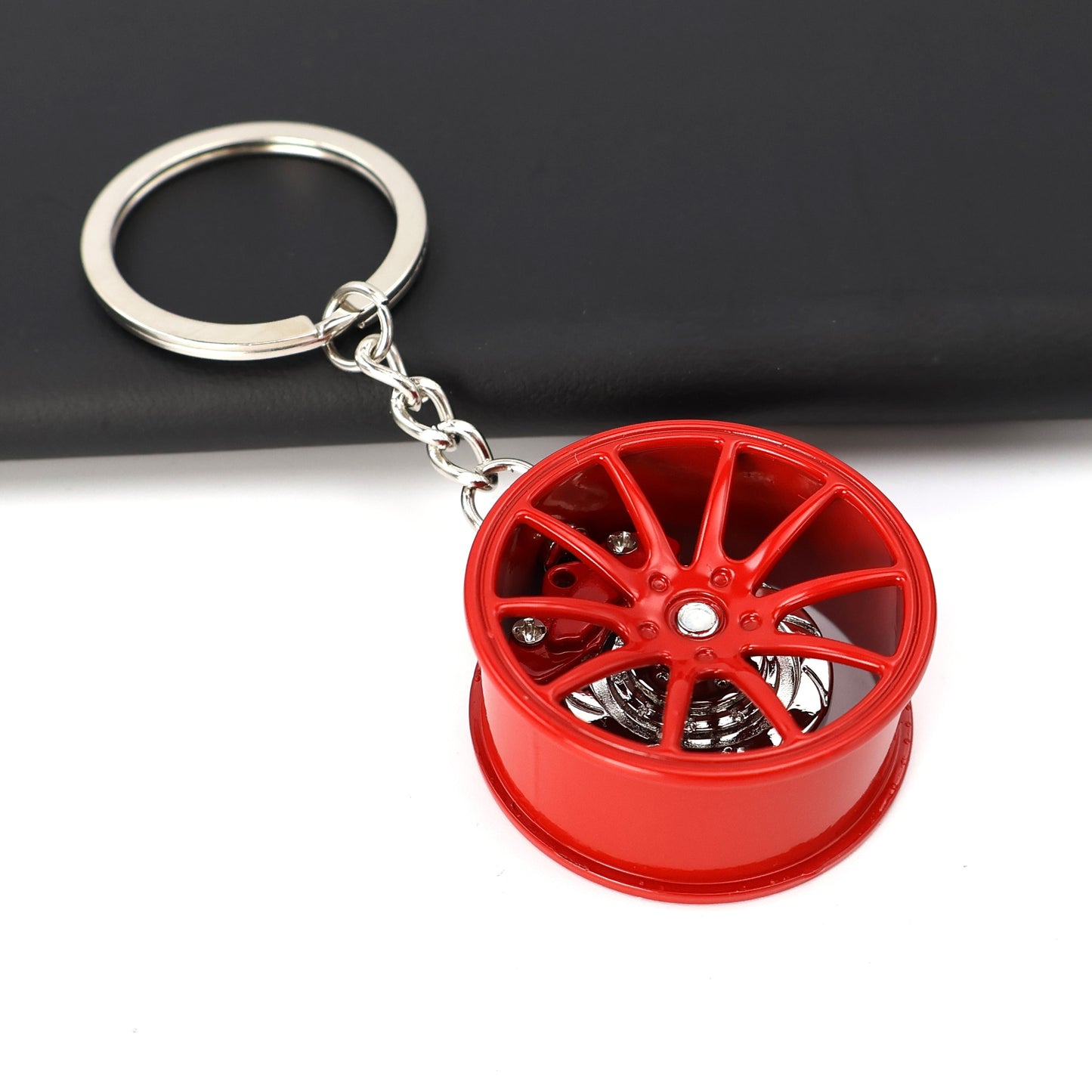 Car keychain with brake