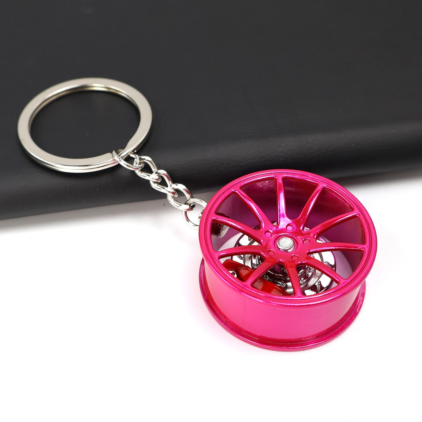 Car keychain with brake