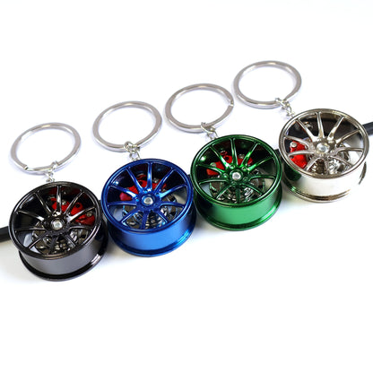 Car keychain with brake