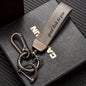 Leather keychain