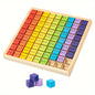 Wooden multiplication table