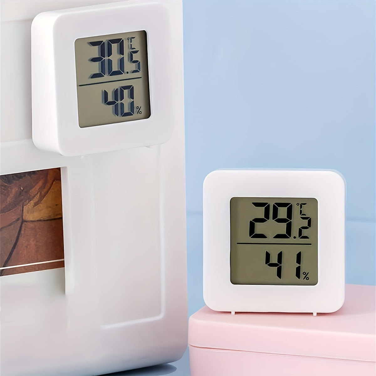Miniaturowy termometr cyfrowy i higrometr