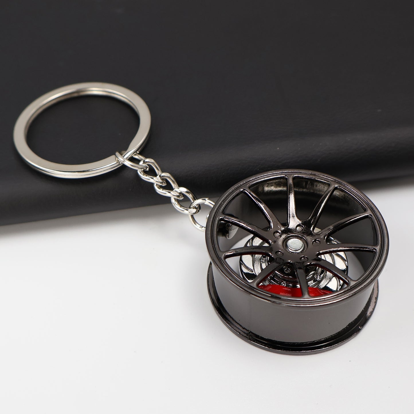 Car keychain with brake